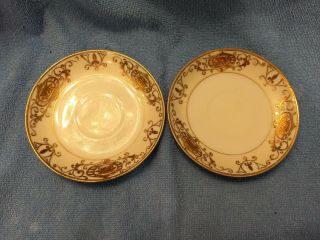 2 OLD Vtg Cups and Saucers Christmas Ball 16034 Noritake M,  extra cup 2