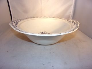 Johnson Bros Indies Blue Ironstone 10 " Round Vegetable Bowl Made In England