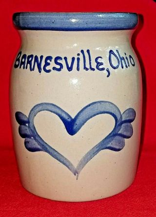 1996 Beaumont Brothers Pottery BBP Americana Crock Barnesville,  Ohio Vintage 2