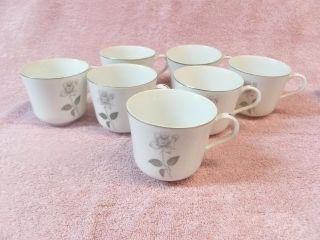 Vintage Queens Royal Gray Rose Pattern Coffee/tea Cup