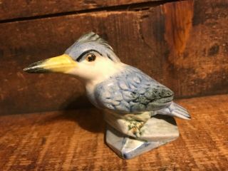 Vintage Stangl Pottery Bird Kingfisher Signed Dcf Repaired