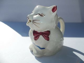 Vintage Puss - N - Boots Shawnee Pottery Kitten Creamer