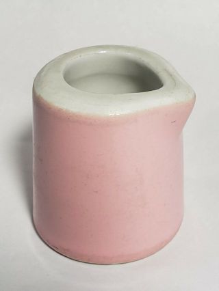 Vintage Hall Pink Restaurant Ware Ceramic Creamer China