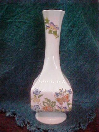 Vintage Aynsley Fine Bone China Cottage Garden Bud Vase Made In England