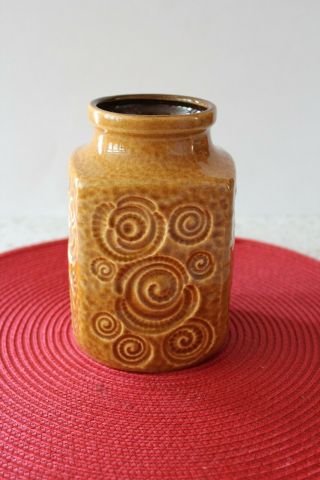 Mid Century Modern West Germany Pottery Vase 3