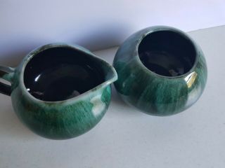 Blue Mountain Pottery BMP Canadian Cream and Sugar Set Vintage 2