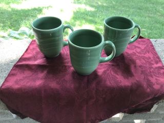 Syracuse China Company Sage Green Coffee Mugs Cups 3