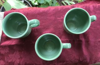 Syracuse China Company Sage Green Coffee Mugs Cups 3 3