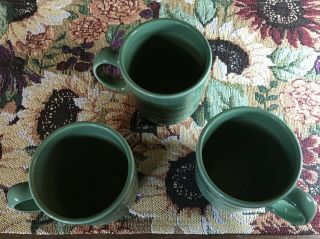Syracuse China Company Sage Green Coffee Mugs Cups 3 5