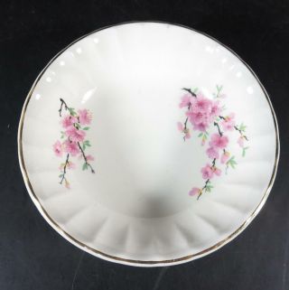 W.  S.  George Peach Blossom 6 - 1/4 " Coupe Cereal Bowl