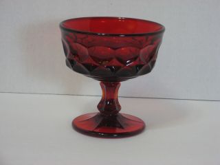 Noritake Perspective Ruby Red Champagne,  Dessert Glass/s,  4 ",  Japan - Vintage
