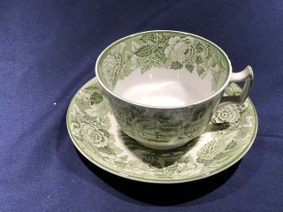 Vintage Enoch Woods Tea Cup And Saucer By Wood & Sons England