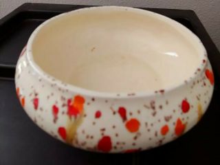 Vintage Decorative Bowl Initialed And Dated 10/7/70 By The Artist.