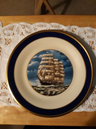 Lenox Special Decorative Plate.  Ship Archibald Russell
