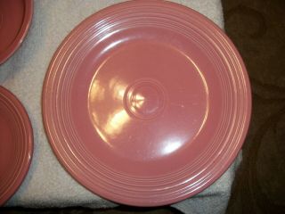 Homer Laughlin Fiesta Ware Flamingo Pink Dinner Plate 10.  5 " Fiestaware,  Preown