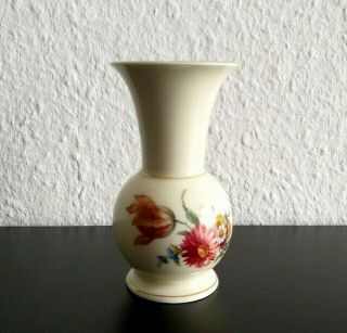 Vintage Porcelain Small Vase Ivory Marked Furstenberg Germany Ca 1975