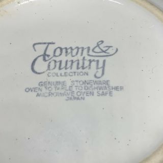 Vintage Town & Country Stoneware Blue Ridge 5 Bowls 2 Saucers 5