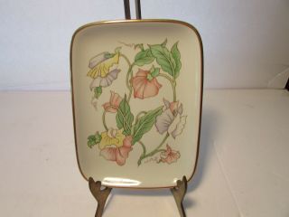 Vintage Fine China Ben Rickert Inc.  Decorative Dish Sweet Pea Design Floral