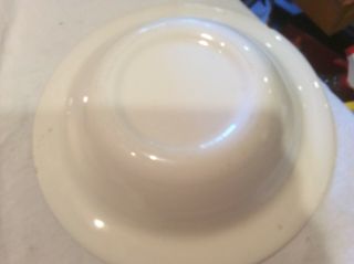 Vintage Currier & Ives Blue/White Large Serving Bowl 4