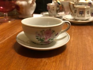 Vintage Made In Japan Tea Cup And Saucer Floral