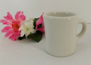 Vtg Victor Heavy Thick White Restaurant Ware Coffee Mug / Cup