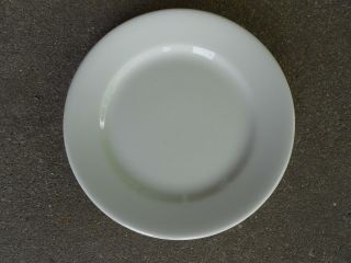 Vintage Sterling China 6 5/8 " White Dessert/bread Plate Restaurant Ware Usa