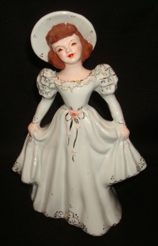 Vintage Florence Ceramics Kathy Pasadena California Pottery Bride Lady Figurine