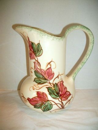 Large 7 " Clinchfield Cash Family Pottery Pitcher Ewer Erwin,  Tennessee