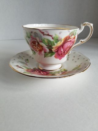 Vintage Paragon Fine Bone China Tea Cup & Saucer - Rose Of Sharon England