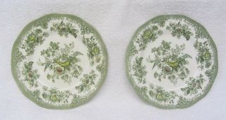 For Alba02 - Two Vintage Enoch Wedgewood (tunstall) Kent 7 " Plates