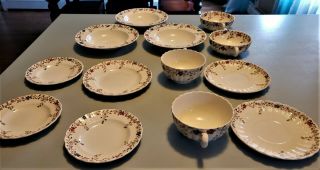 11pc.  You Pick Vintage Copeland Spode In Wicker Dale Pattern All No Chips/cracks