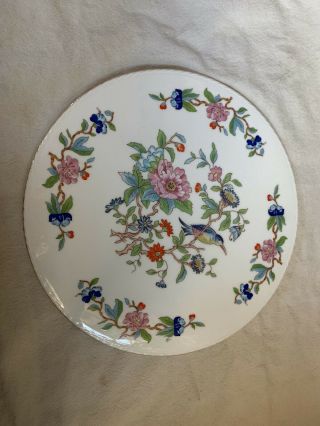 Aynsley Pembroke Fine English Bone China Cake Plate Platter 10” Diameter