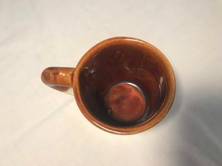 Brown Drip Glaze Stoneware Coffee Mug RRP Co Robinson Ransbottom Cup Roseville 3
