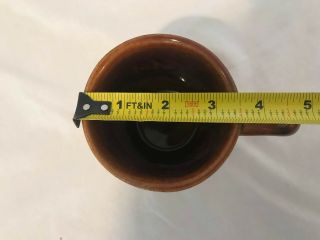 Brown Drip Glaze Stoneware Coffee Mug RRP Co Robinson Ransbottom Cup Roseville 5