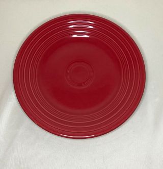 Fiestaware - Luncheon Plate 9 " Scarlet Red