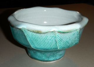 Vintage Small Celadon Green Art Pottery Stoneware Bowl