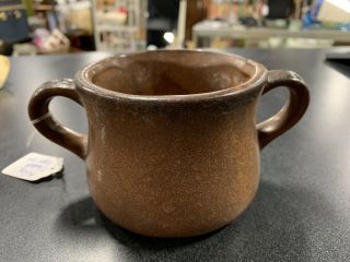Vintage Mccoy Pottery Two Handled Cup