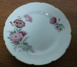 Royal Stuart Made In England,  Fine Bone China Floral Plate Spencer Stevenson