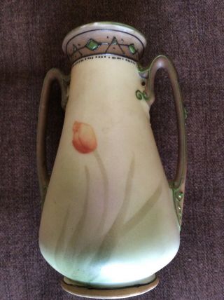 Nippon Hand Painted 5 Inch Vase 2