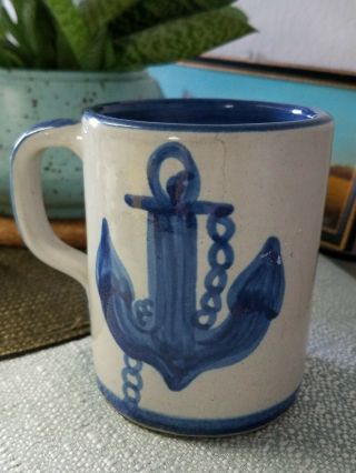 Vintage John B.  Taylor Louisville Pottery Mug Nautical