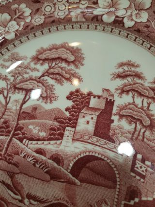 COPELAND SPODE ' S TOWER PINK 10 5/8 