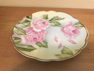 Collectable Rosen Hale Hand Painted China Dinner Plate 8 ½”