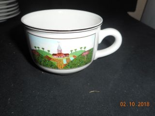 Villeroy And Boch Design Naif Laplau Porcelain Tea Cup - Luxemborg
