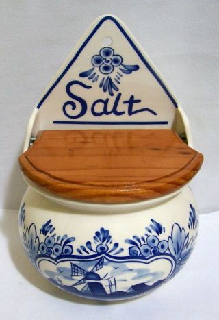 Porcelain Delft Blue Salt Box