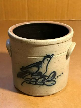 Mini Crock Rowe Pottery Cambridge Wis 1999