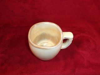 Vintage Frankoma Pottery 5c Plainsman Mug,  Desert Gold