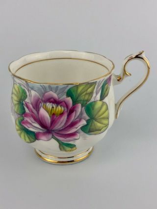 Vintage Royal Albert - Water Lily - Flower Of The Month Series Tea Cup