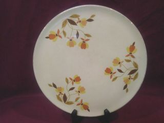 Vintage Hall Jewel Tea Autmn Leaf Cake Plate/cookie Platter