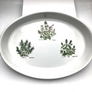 Bia Cordon Bleu Herb 9 " X13 " Oval Casserole Dish - Rosemary - Thyme - Peppermint Ec