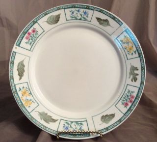 Majesticware By Oneida Stoneware Chelsea Squares Dinner Plate 10.  5 " Discontinued